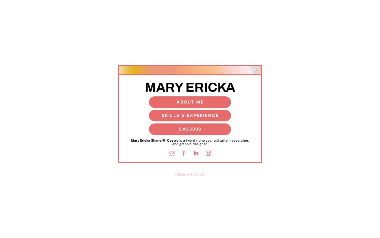 Carrd profile picture for @ericka